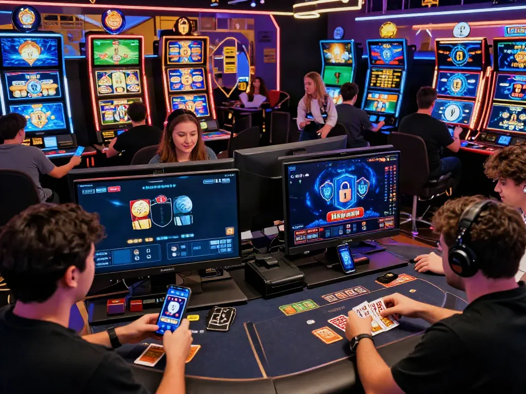 Exciting virtual gaming scene illustrating diverse players on rikvip platform.