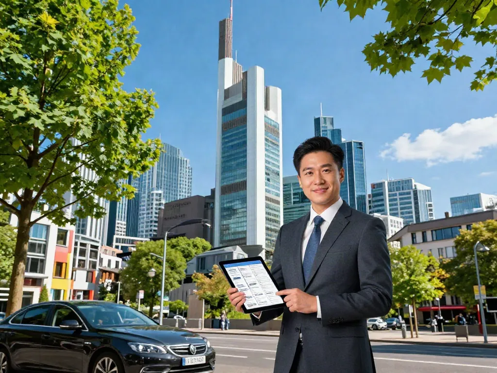 Bester Immobilienmakler Frankfurt präsentiert luxuriöse Immobilien in lebhaftem Stadtumfeld.