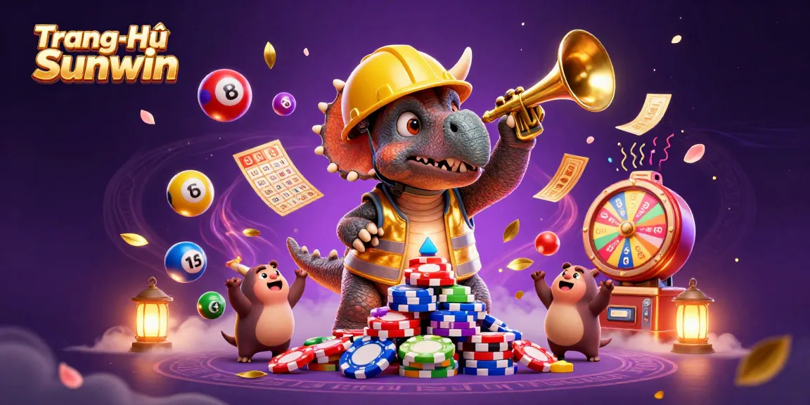 Win big at Trang chủ Sunwin with vibrant lottery balls and exciting gaming elements in a lively 3D casino scene.