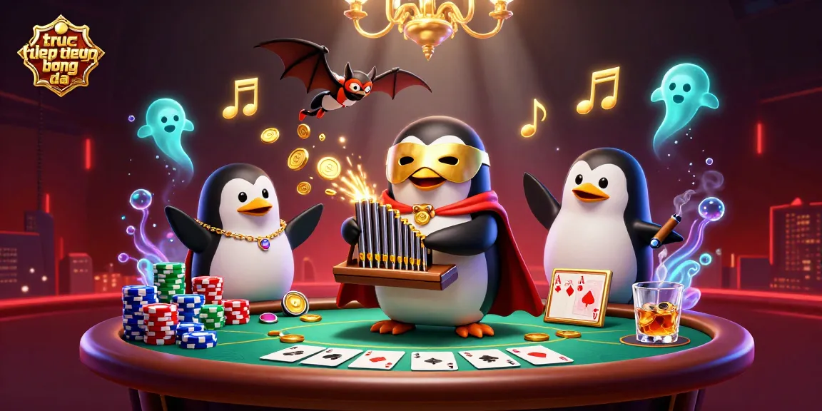 Experience truc tiep bong da with vibrant gambling elements in this captivating 3D illustration.
