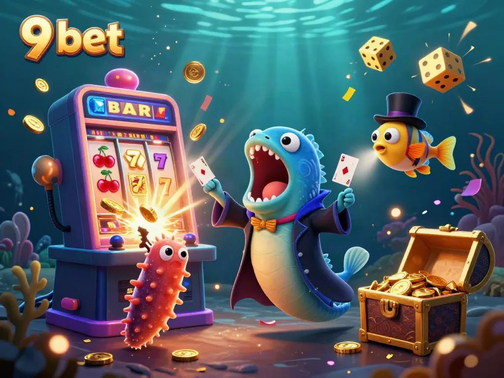 Experience the thrilling 9 bet online casino with vibrant characters and jackpot winnings!