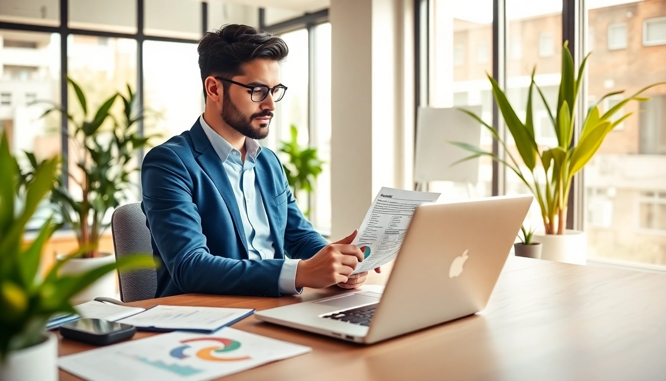 Immobilienmakler Frankfurt Dornbusch präsentiert professionelle Beratung in einem modernen Büro.