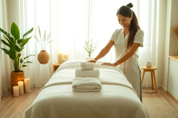 편안한 가정 환경에서 친절한 마사지 치료사와 함께하는 평택출장마사지 설치 사진