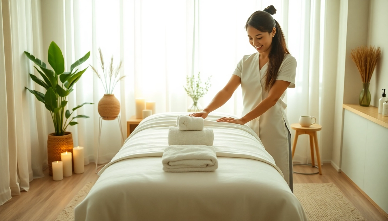 편안한 가정 환경에서 친절한 마사지 치료사와 함께하는 평택출장마사지 설치 사진